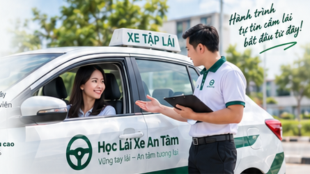 Minh họa khóa học lái xe Học Lái Xe An Tâm